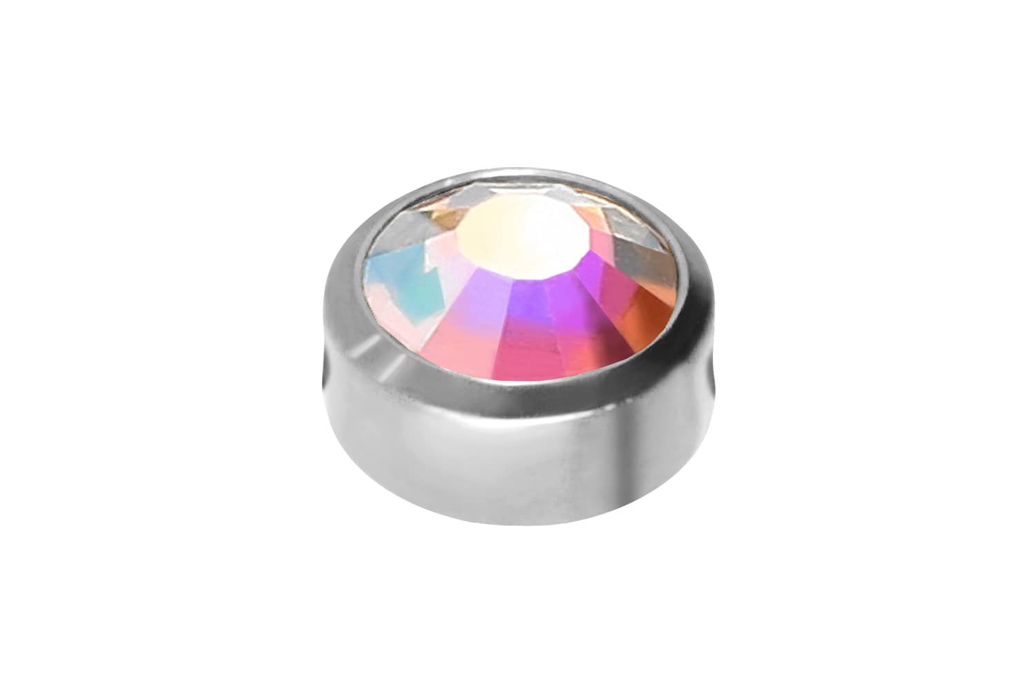 Titan Klemmdisc KRISTALL von Piercingline